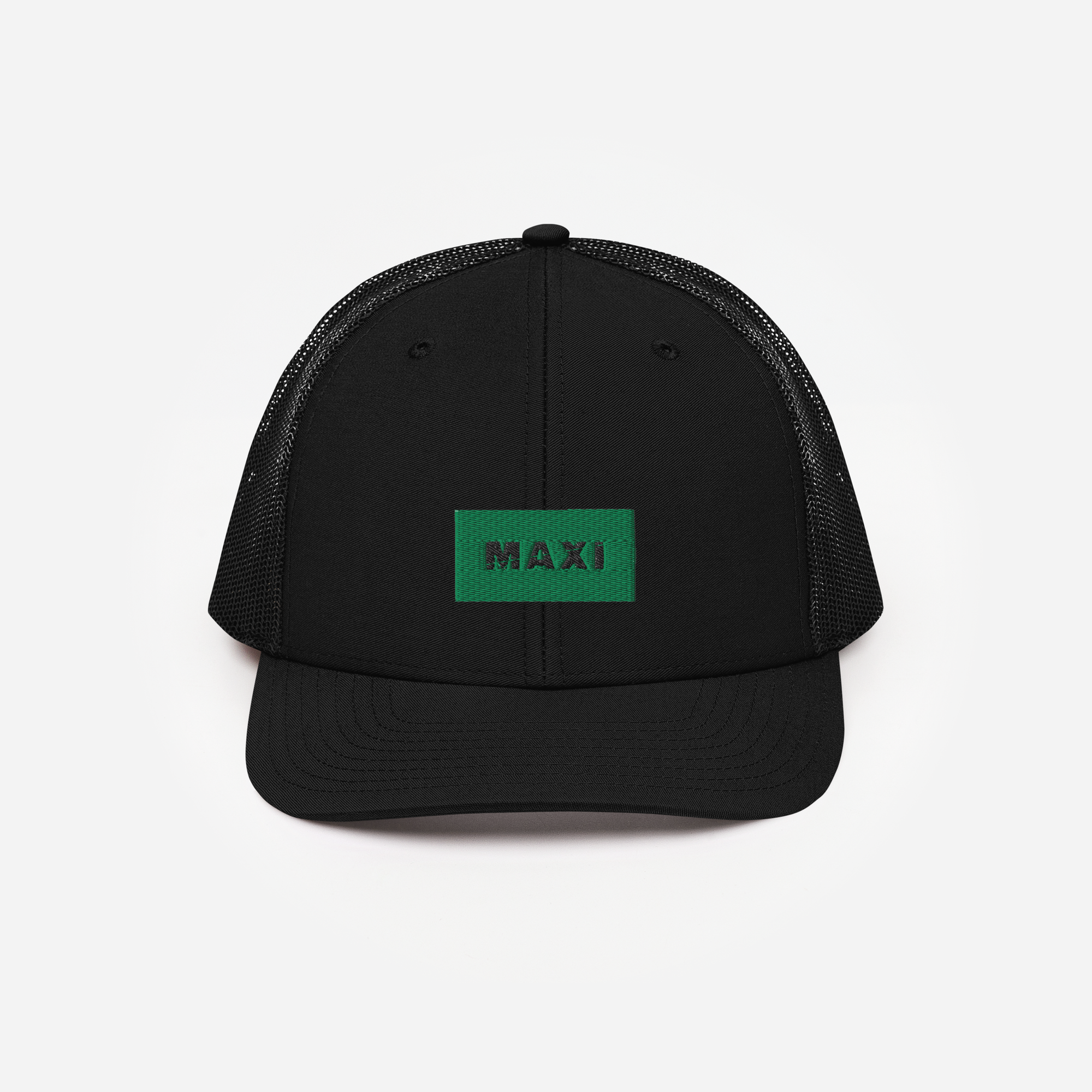 Snapback Trucker Cap - Black - MAXI (green)