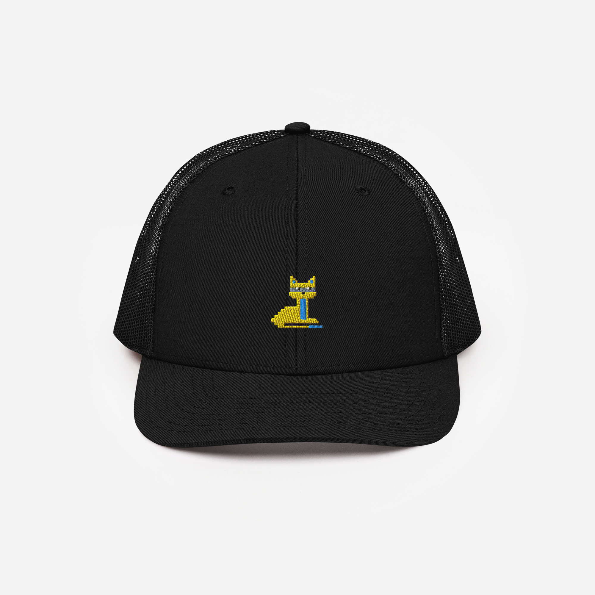 Snapback Trucker Cap - Black - NodeCat