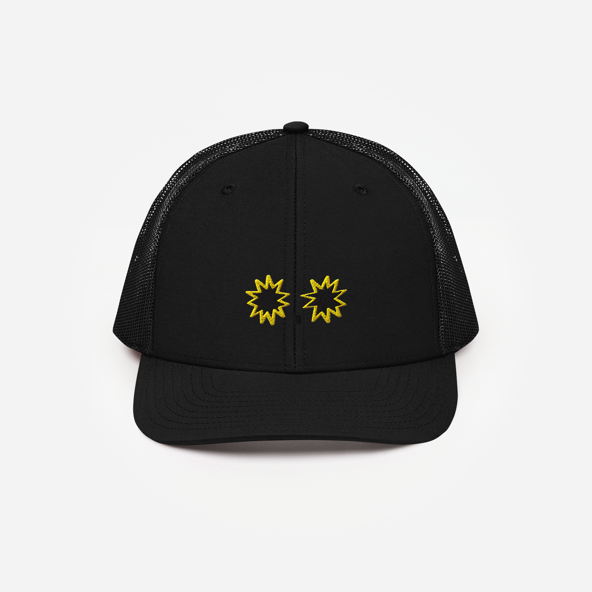 Snapback Trucker Cap - Black - StarsEyes