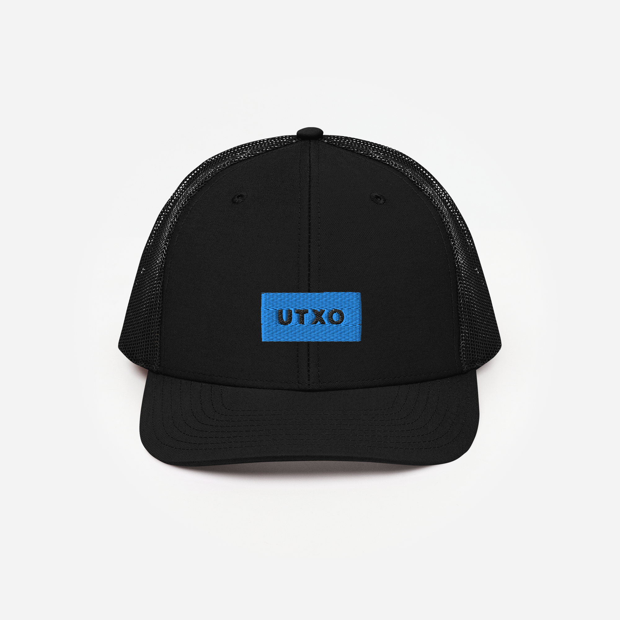 Snapback Trucker Cap - Black - UTXO (blue)