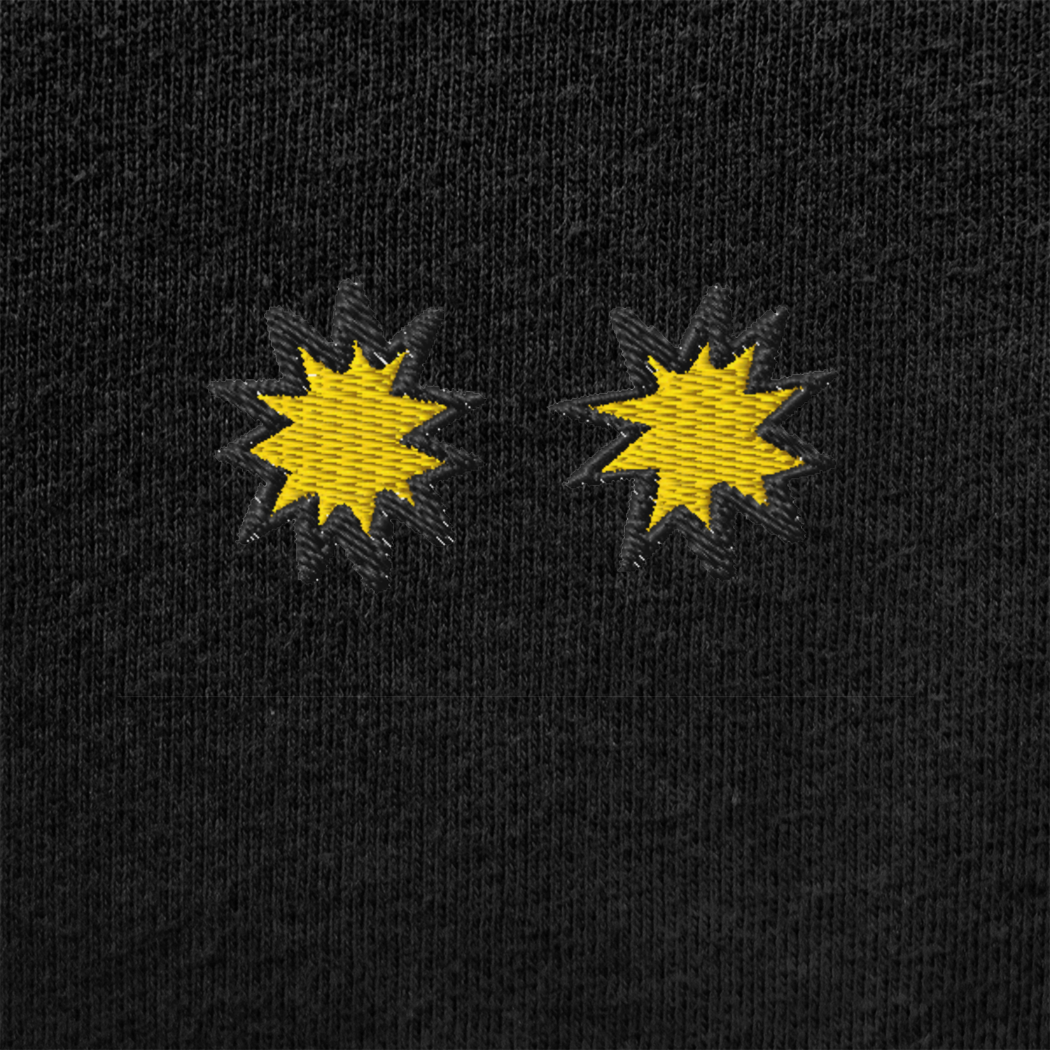 Unisex Muscle Shirt - BLACK - StarsEyes (yellow)