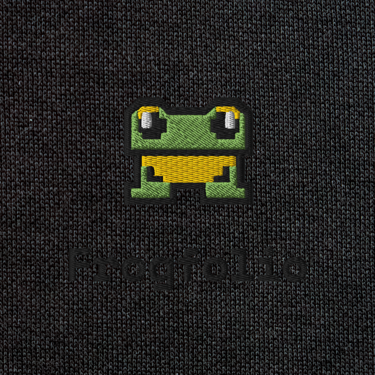 Unisex Eco Raglan Hoodie - BLACK - FrogFolio