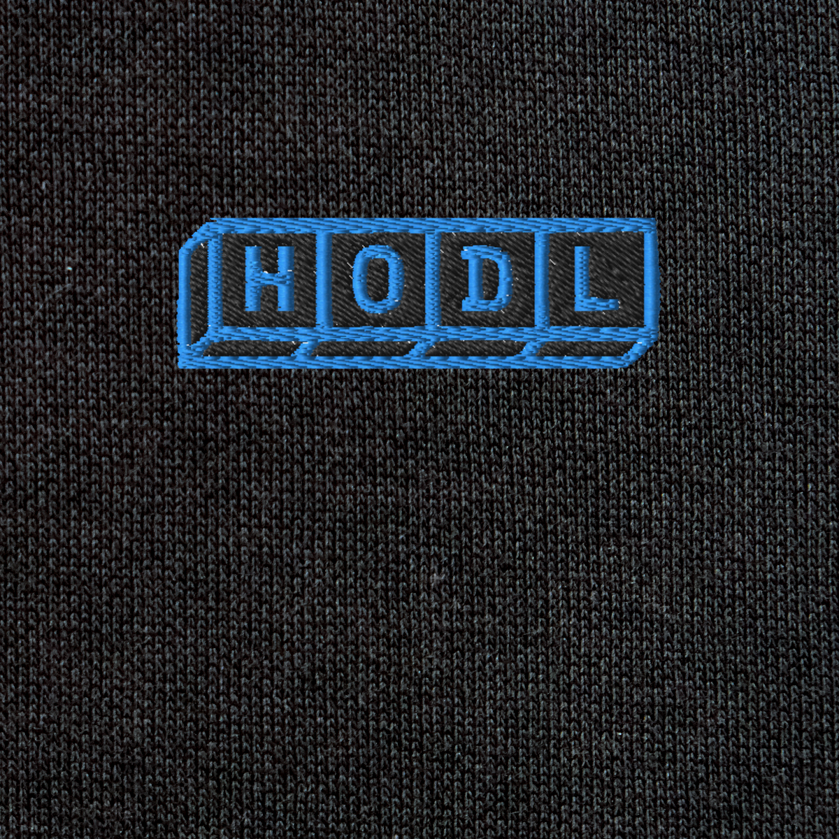 Unisex Eco Raglan Hoodie - BLACK - HODL