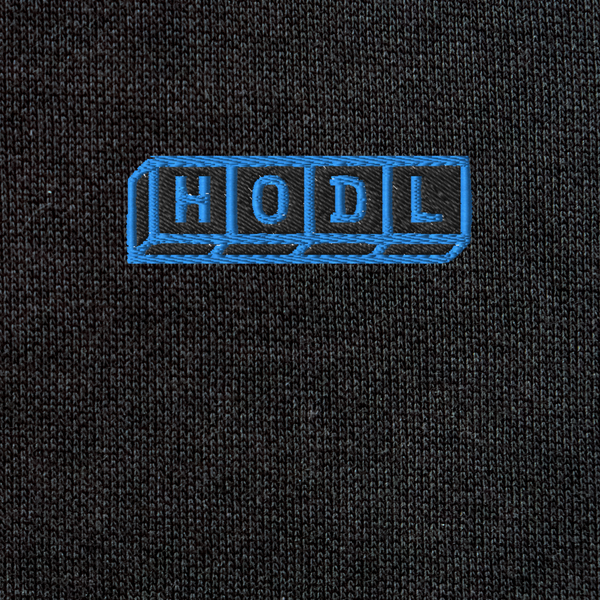 Unisex Eco Raglan Hoodie - BLACK - HODL