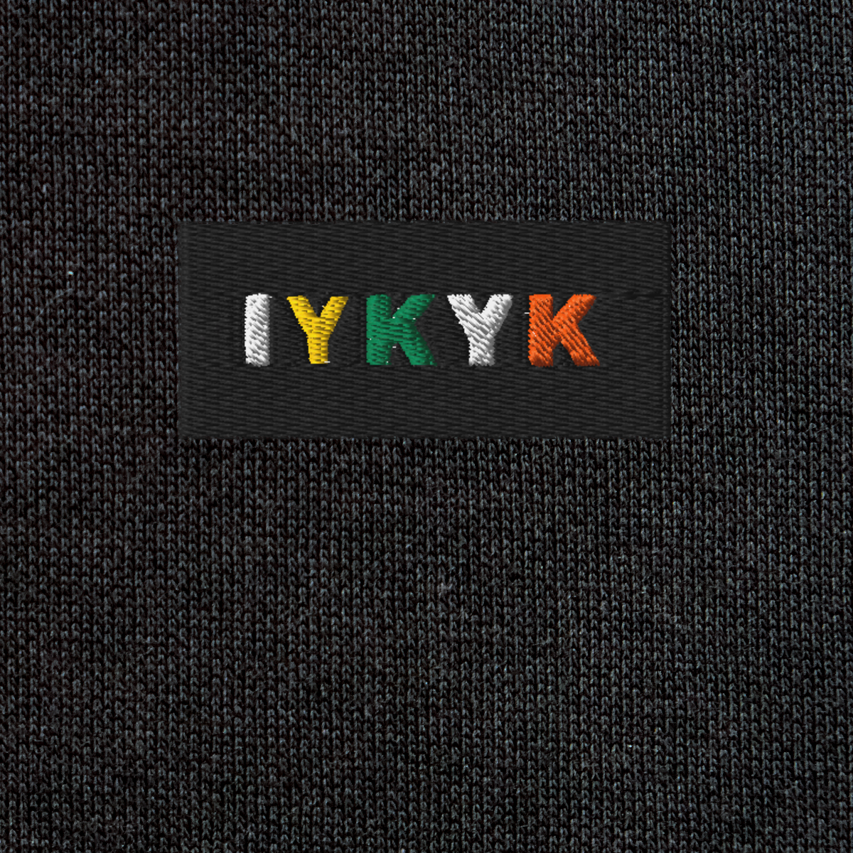 Unisex Eco Raglan Hoodie - BLACK - IYKYK