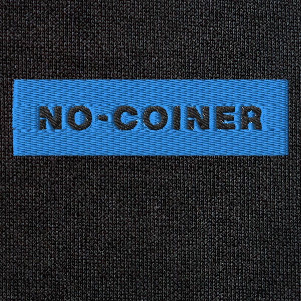 Unisex Eco Raglan Hoodie - BLACK - NO-COINER (blue)