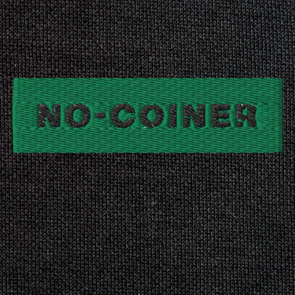 Unisex Eco Raglan Hoodie - BLACK - NO-COINER (green)