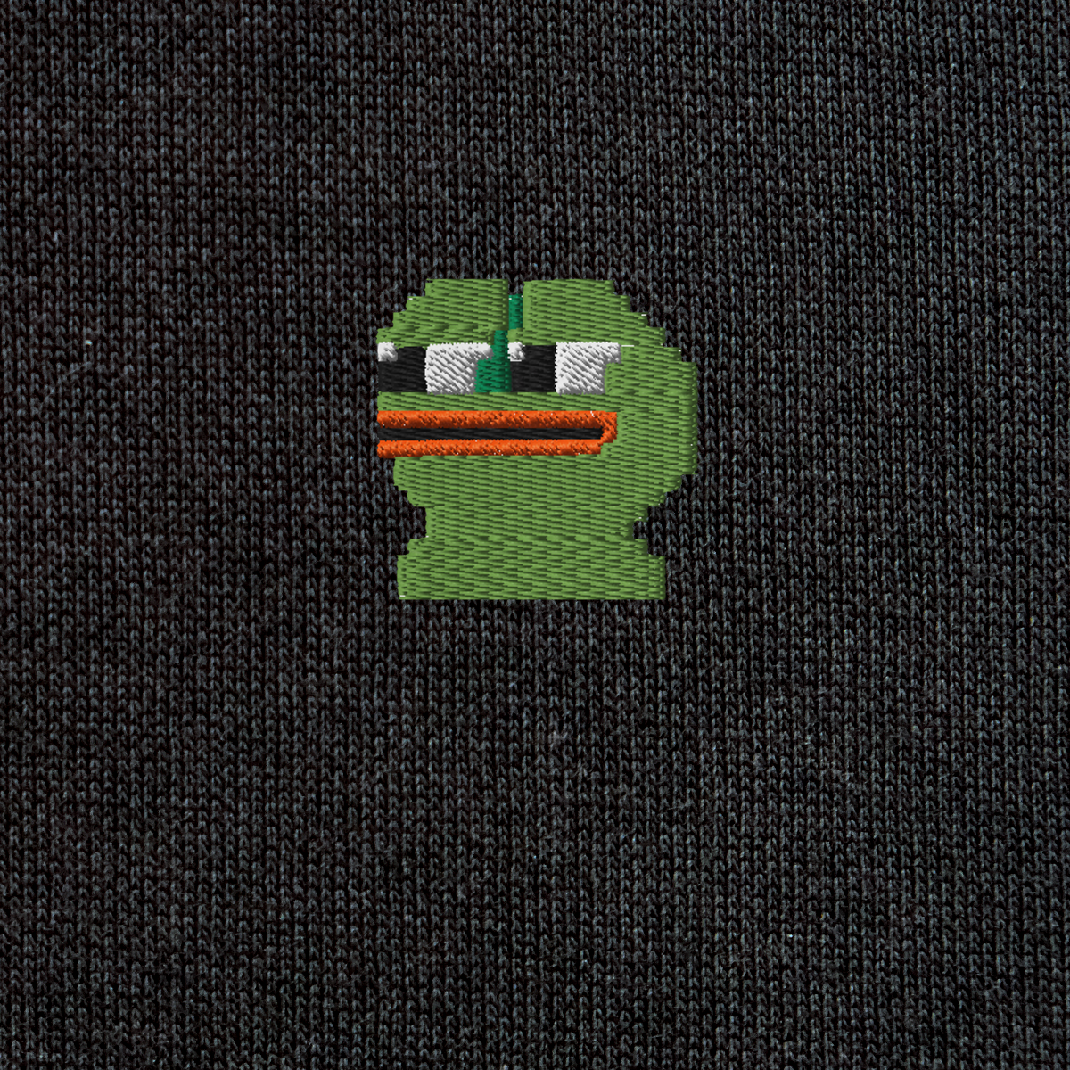 Unisex Eco Raglan Hoodie - BLACK - Pepe