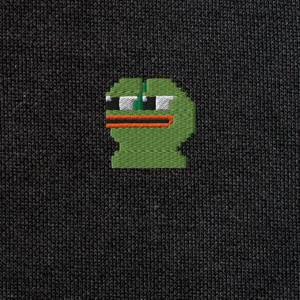 Unisex Eco Raglan Hoodie - BLACK - Pepe