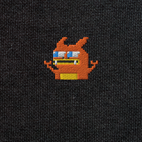 Unisex Eco Raglan Hoodie - BLACK - Pepezard