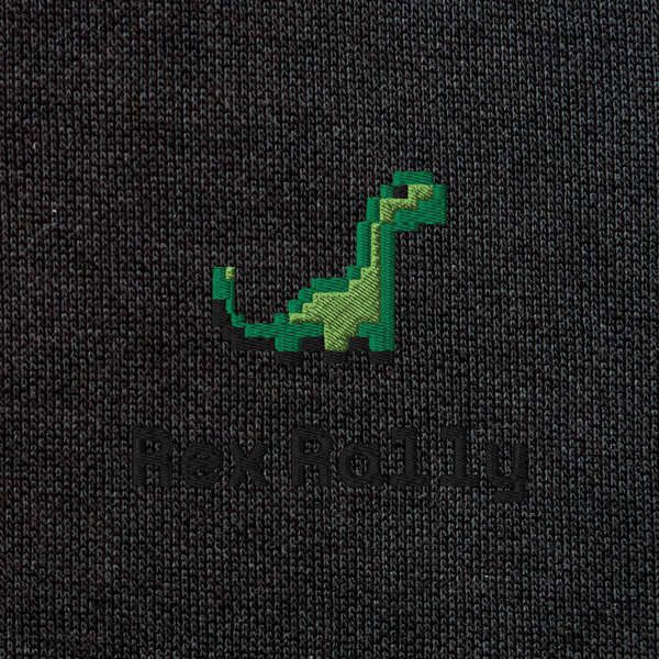 Unisex Eco Raglan Hoodie - BLACK - RexRally