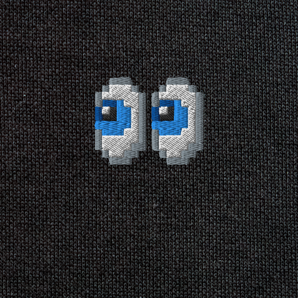 Unisex Eco Raglan Hoodie - BLACK - WTF