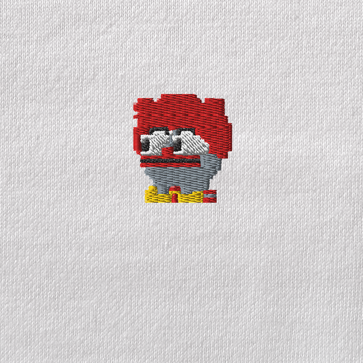 Unisex Eco Raglan Hoodie - WHITE - Clownpepe