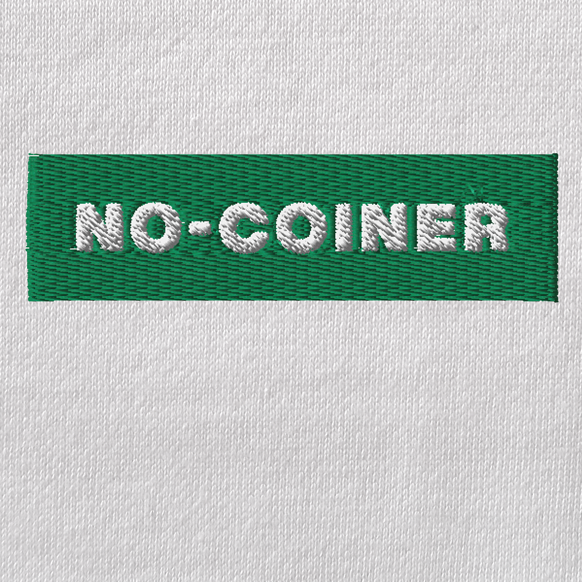 Unisex Eco Raglan Hoodie - WHITE - NO-COINER (green)