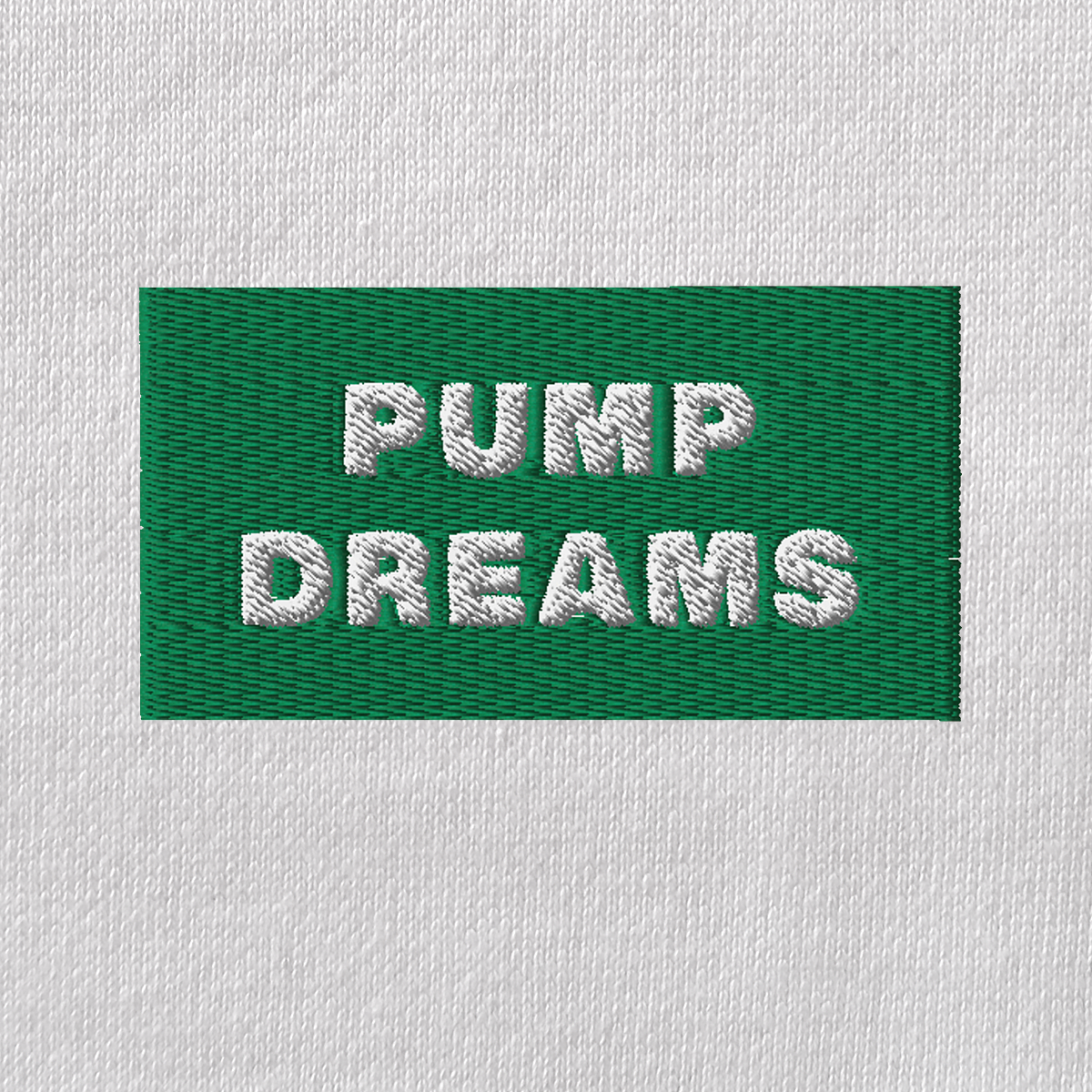 Unisex Eco Raglan Hoodie - WHITE - PUMP DREAMS (green)