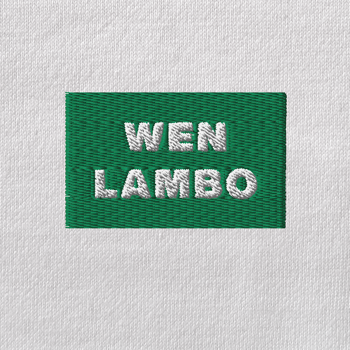 Unisex Eco Raglan Hoodie - WHITE - WEN LAMBO (green)