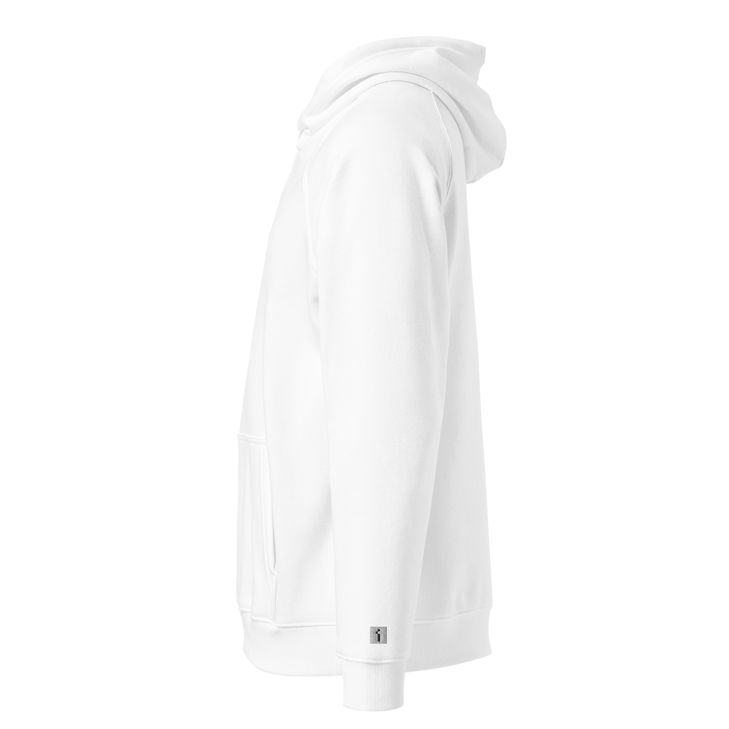 Unisex Eco Raglan Hoodie - WHITE - StarsEyes