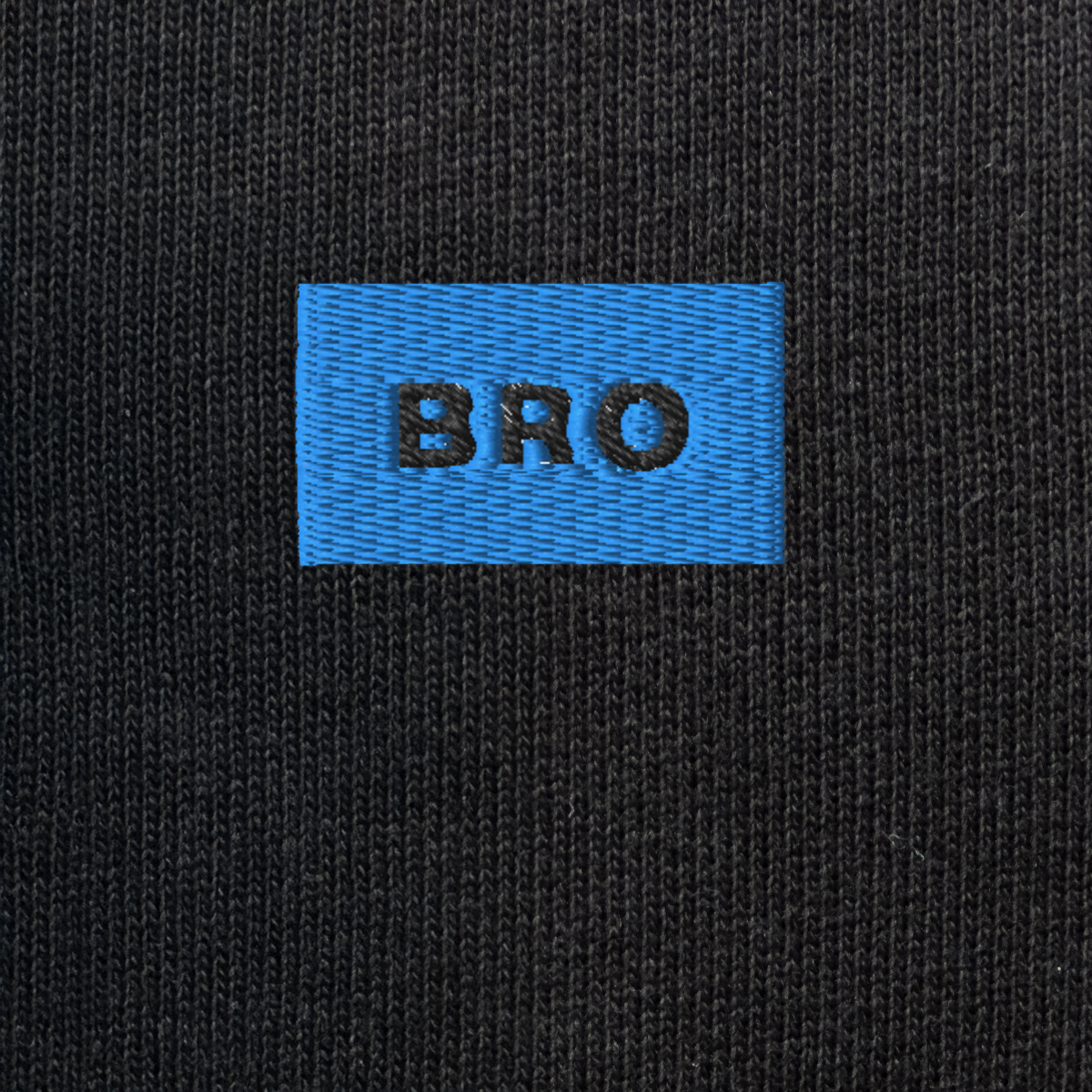 Unisex Eco Sweatshirt - BLACK - BRO (blue)