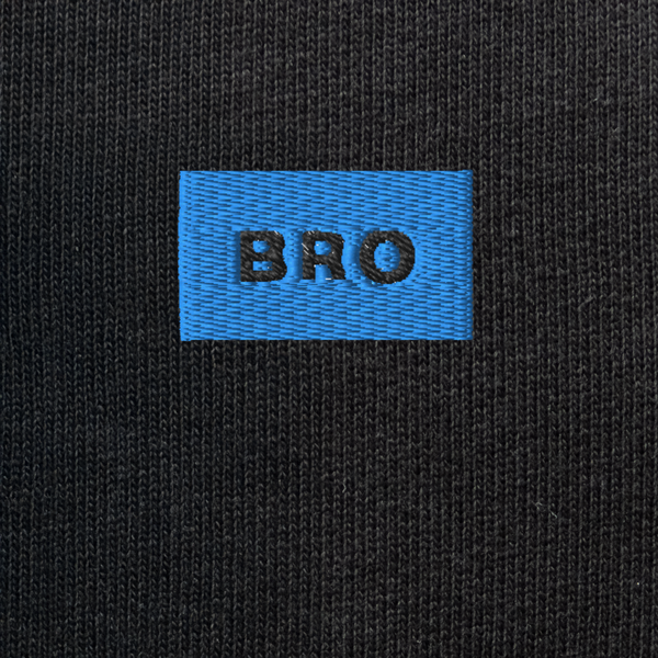 Unisex Eco Sweatshirt - BLACK - BRO (blue)