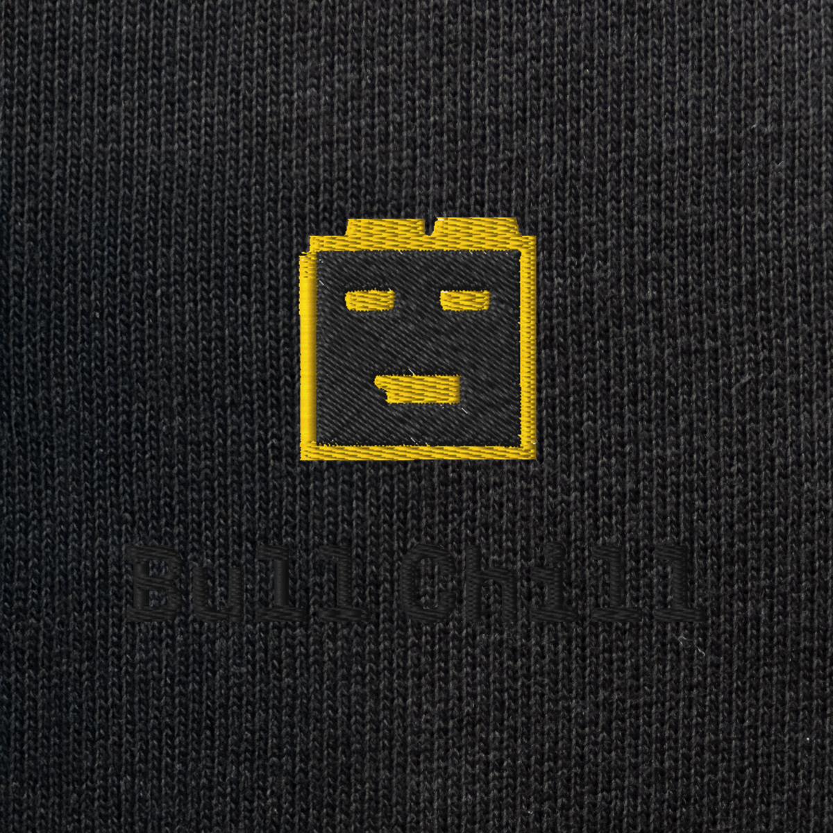 Unisex Eco Sweatshirt - BLACK - BullChill