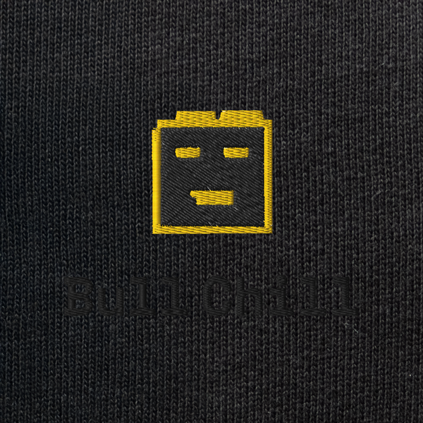 Unisex Eco Sweatshirt - BLACK - BullChill