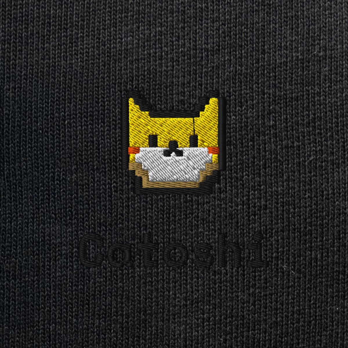 Unisex Eco Sweatshirt - BLACK - Catoshi