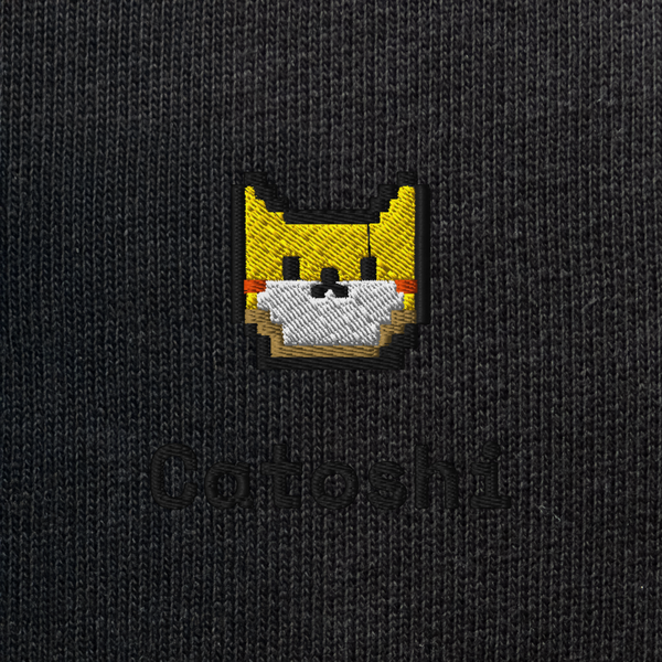 Unisex Eco Sweatshirt - BLACK - Catoshi