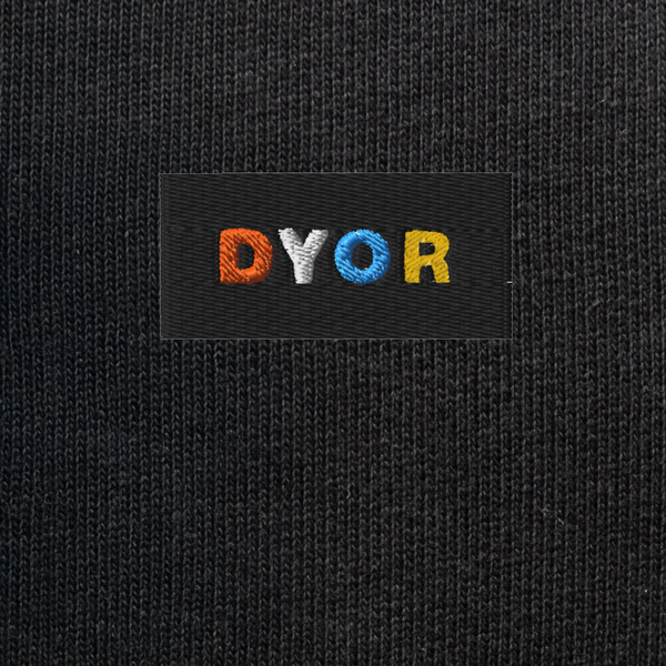 Unisex Eco Sweatshirt - BLACK - DYOR