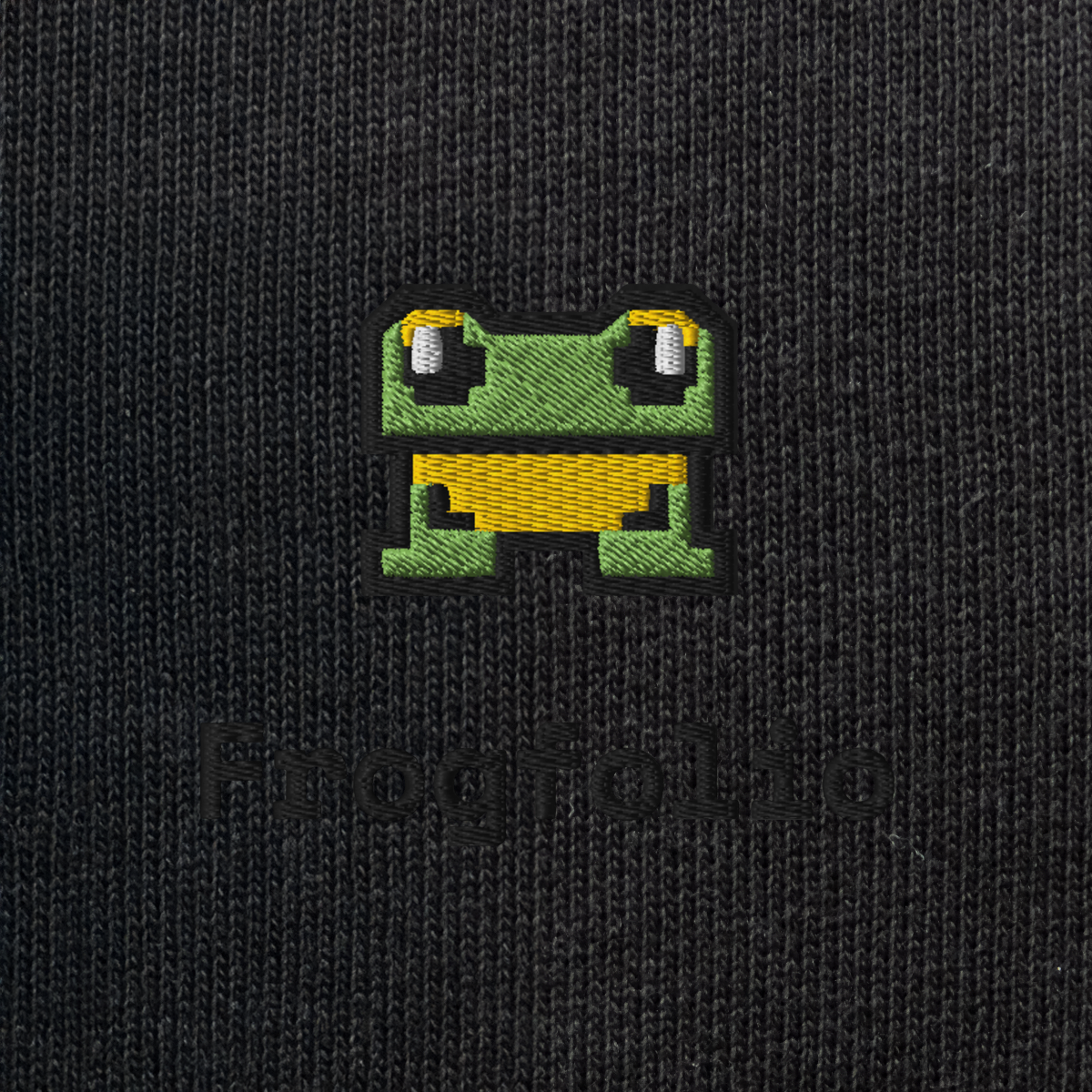 Unisex Eco Sweatshirt - BLACK - FrogFolio