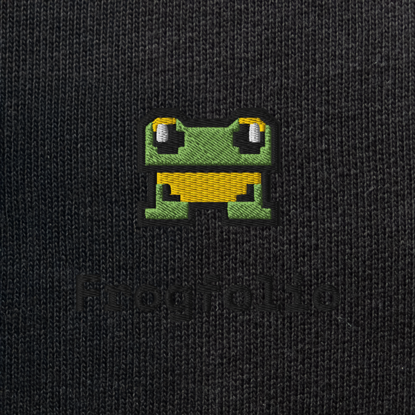 Unisex Eco Sweatshirt - BLACK - FrogFolio