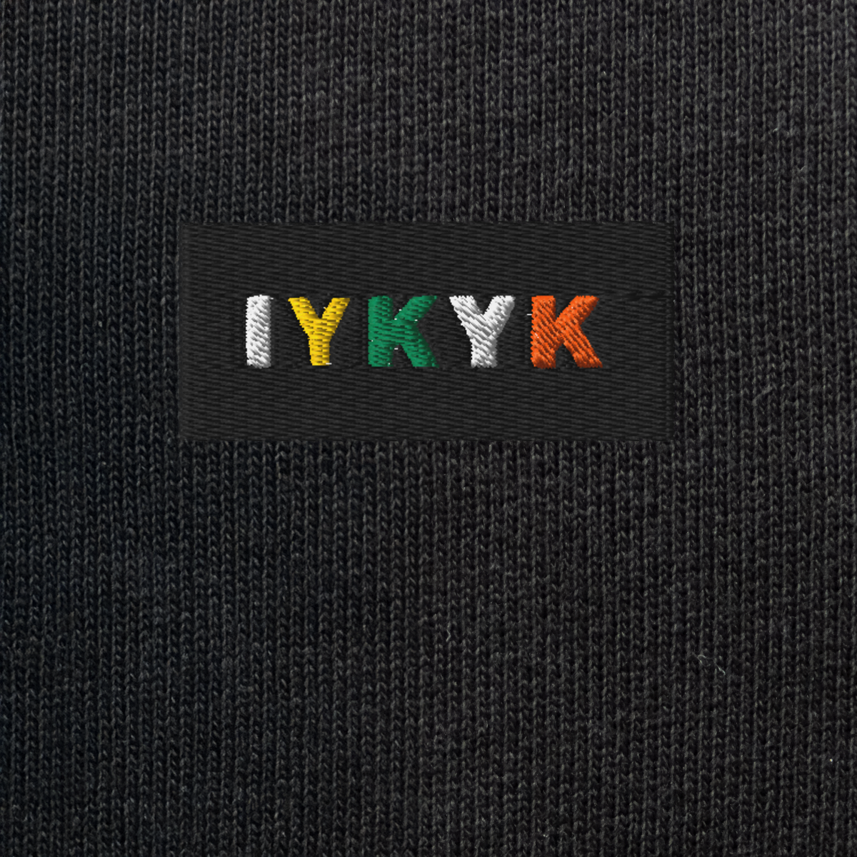 Unisex Eco Sweatshirt - BLACK - IYKYK