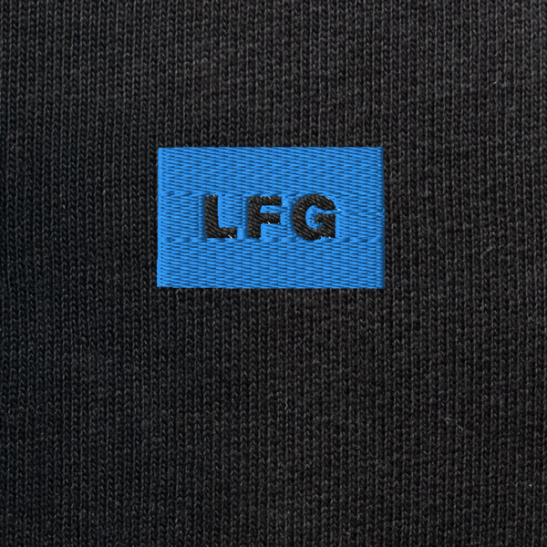 Unisex Eco Sweatshirt - BLACK - LFG (blue)