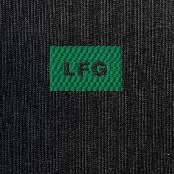 Unisex Eco Sweatshirt - BLACK - LFG (green)