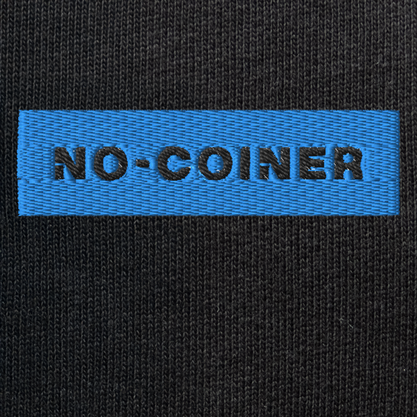 Unisex Eco Sweatshirt - BLACK - NO-COINER (blue)