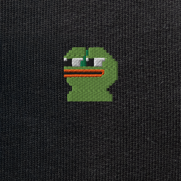 Unisex Eco Sweatshirt - BLACK - Pepe