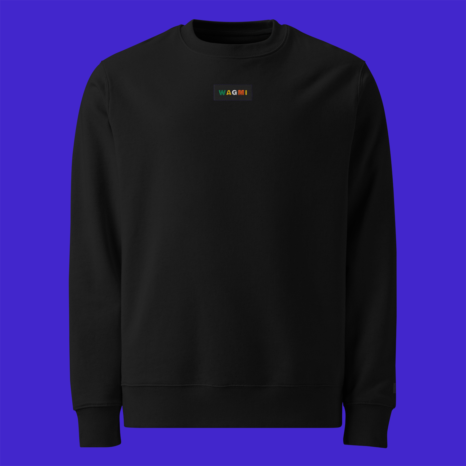 Unisex Eco Sweatshirt - BLACK - WAGMI