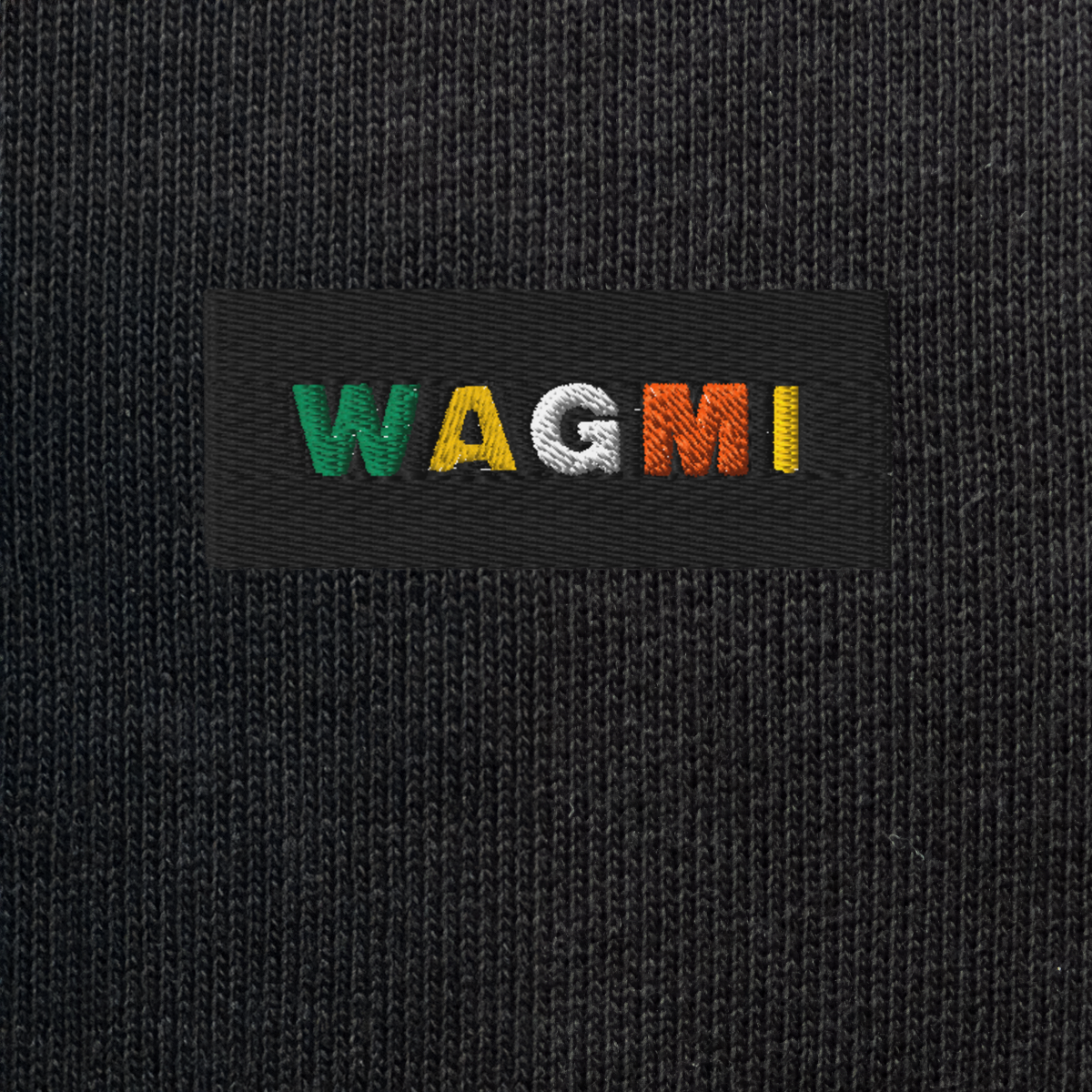 Unisex Eco Sweatshirt - BLACK - WAGMI