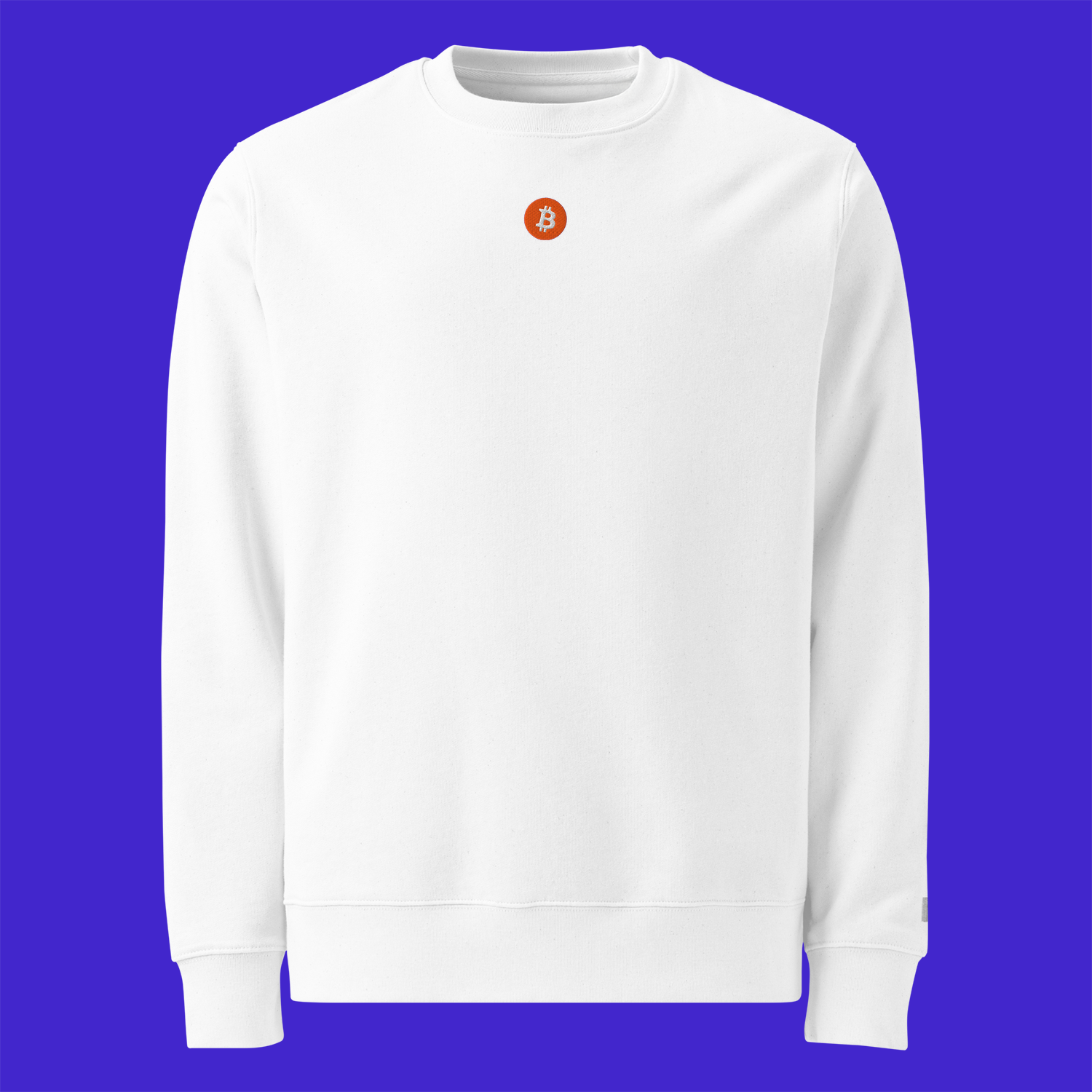 Unisex Eco Sweatshirt - WHITE - BTC