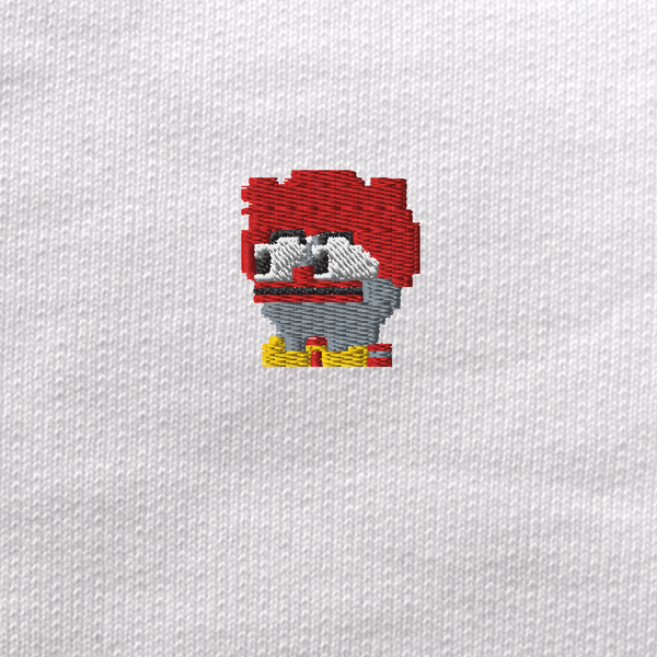 Unisex Eco Sweatshirt - WHITE - Clownpepe