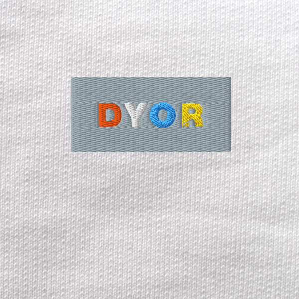 Unisex Eco Sweatshirt - WHITE - DYOR