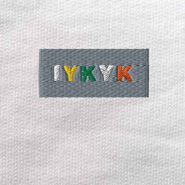 Unisex Eco Sweatshirt - WHITE - IYKYK