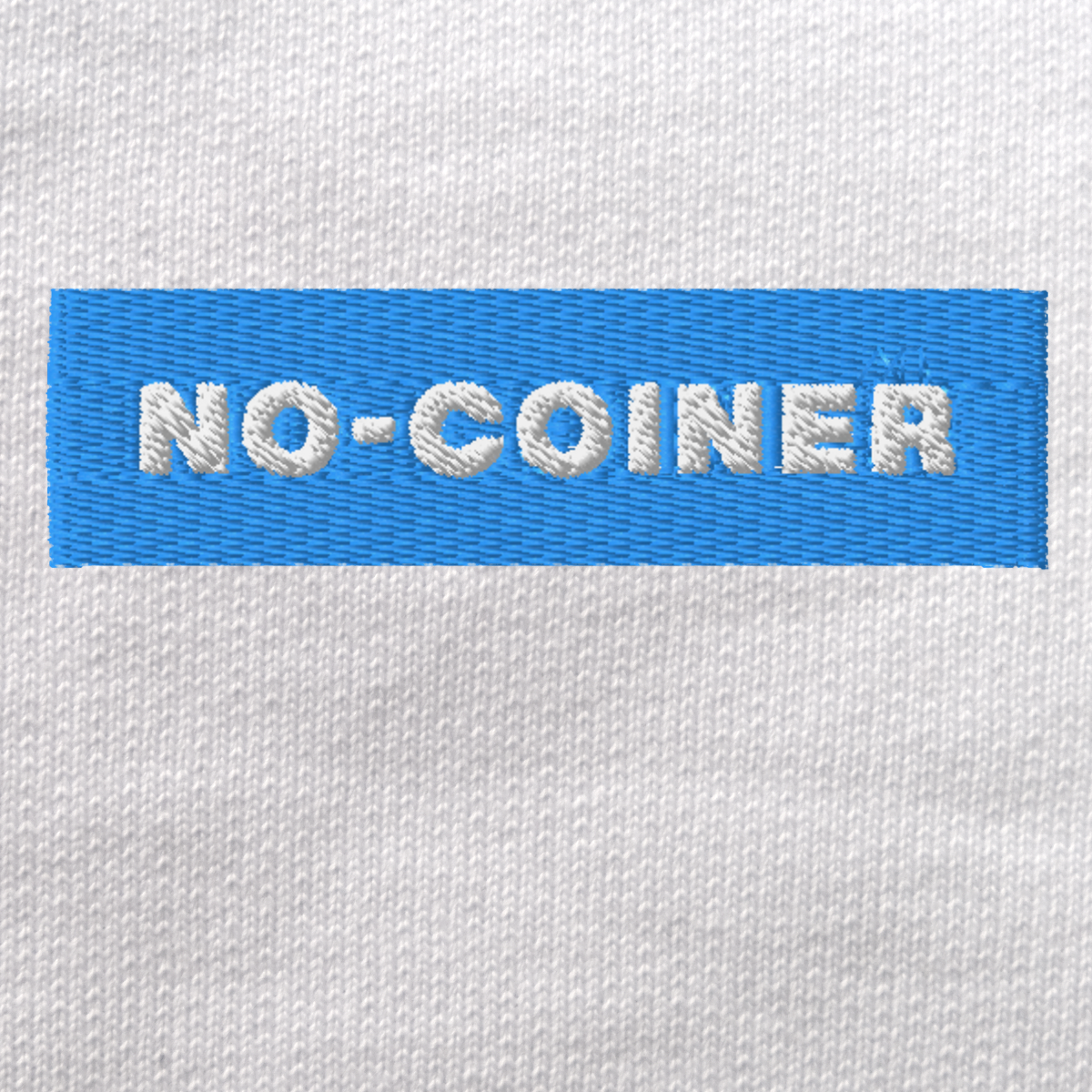 Unisex Eco Sweatshirt - WHITE - NO-COINER (blue)