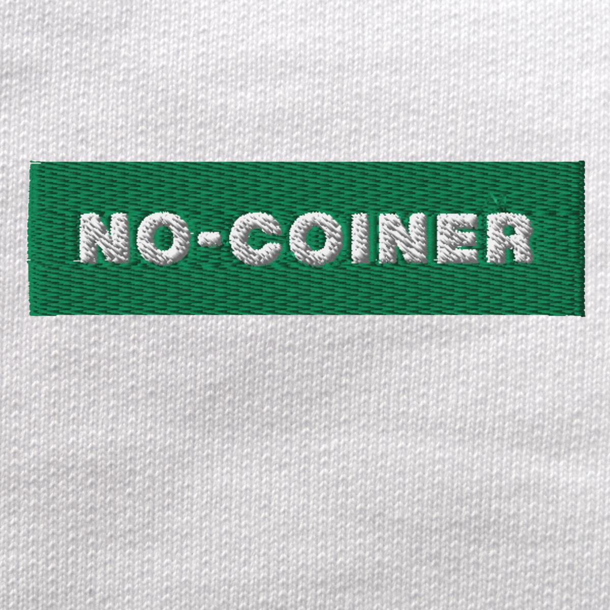 Unisex Eco Sweatshirt - WHITE - NO-COINER (green)