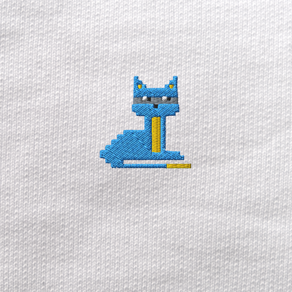 Unisex Eco Sweatshirt - WHITE - NodeCat