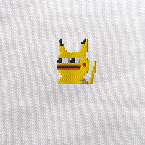 Unisex Eco Sweatshirt - WHITE - Pepekachu