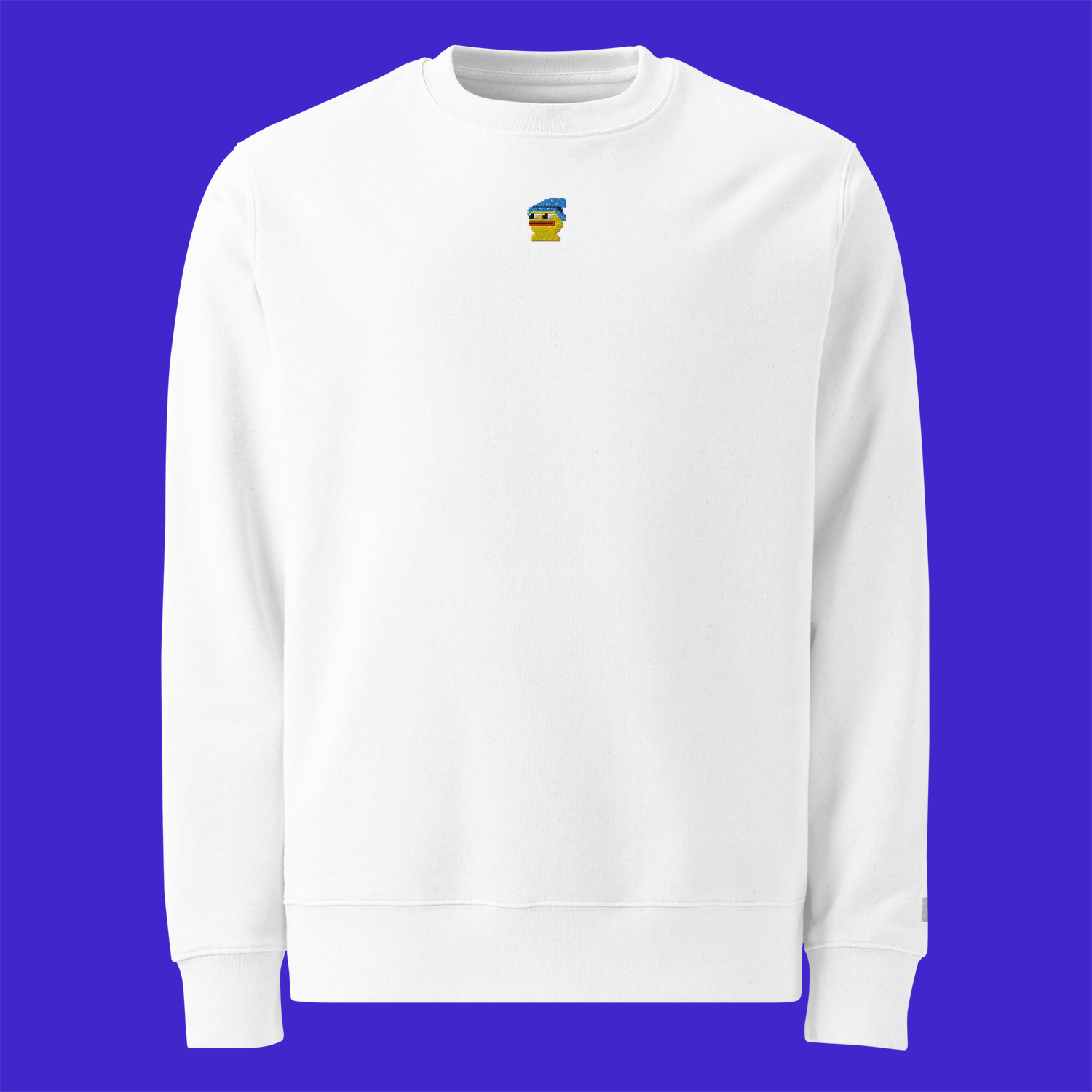 Unisex Eco Sweatshirt - WHITE - Pepewizard