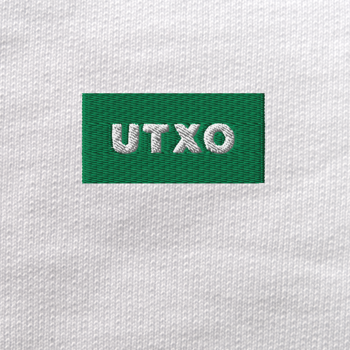 Unisex Eco Sweatshirt - WHITE - UTXO (green)
