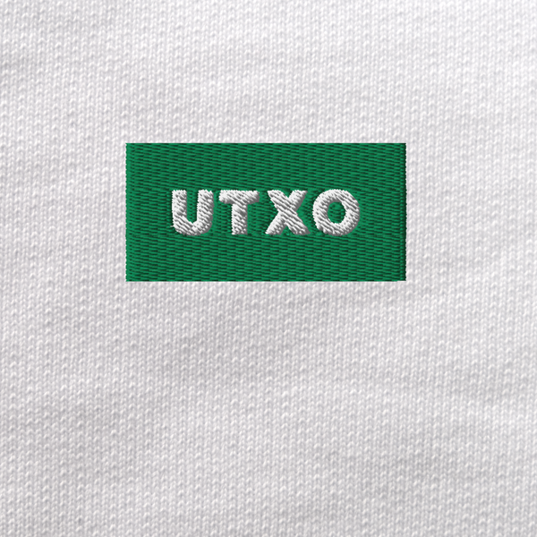 Unisex Eco Sweatshirt - WHITE - UTXO (green)