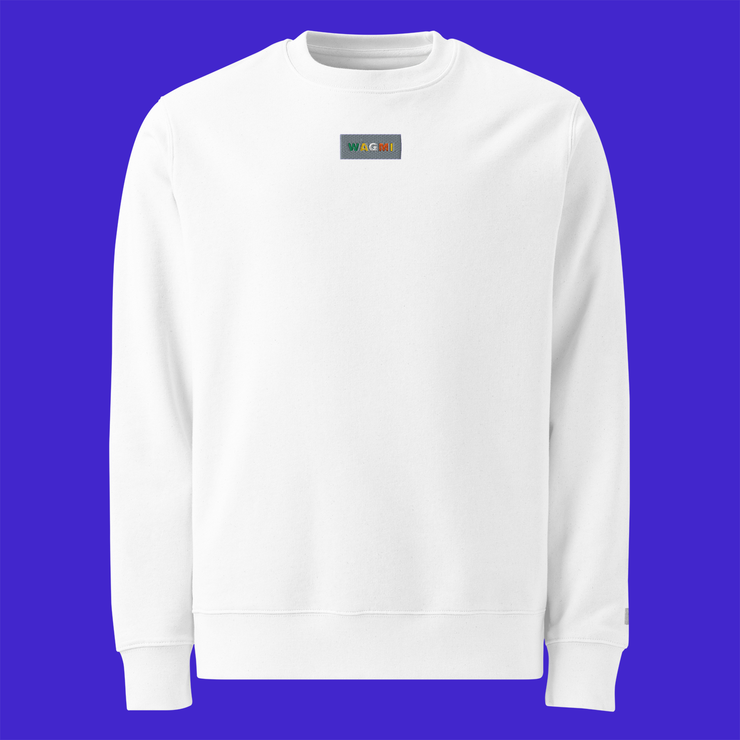 Unisex Eco Sweatshirt - WHITE - WAGMI
