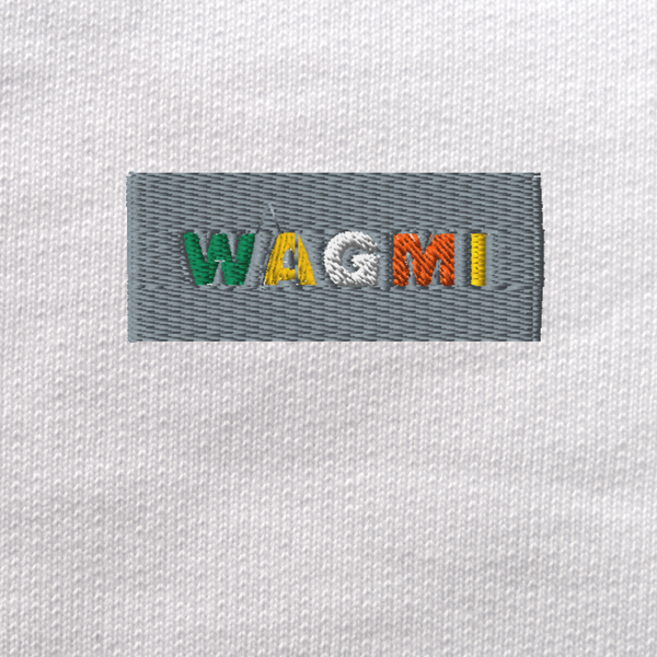 Unisex Eco Sweatshirt - WHITE - WAGMI